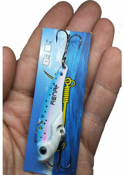 3D Vıb 14 gr 5,5 cm Vibrasyon Metal Suni Yem