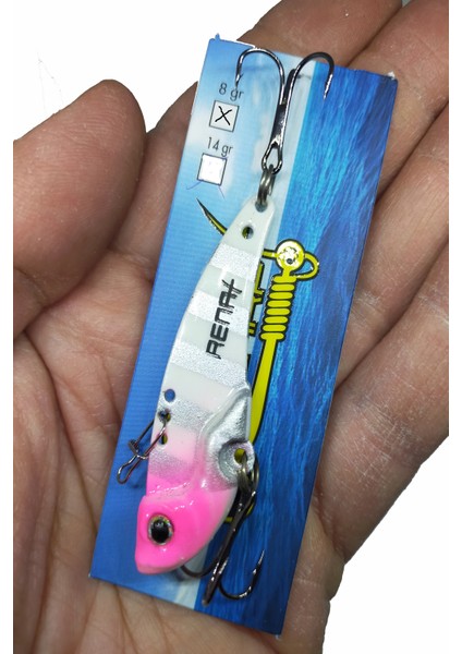 3D Vıb 8 gr 4,5 cm Vibrasyon Metal Suni Yem