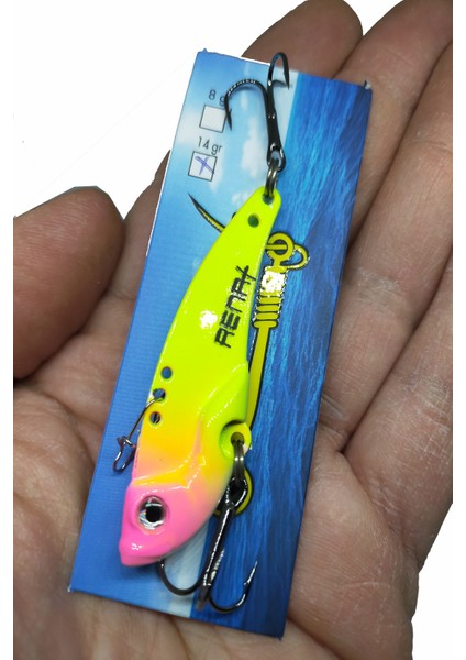 3D Vıb 14 gr 5,5 cm Vibrasyon Metal Suni Yem