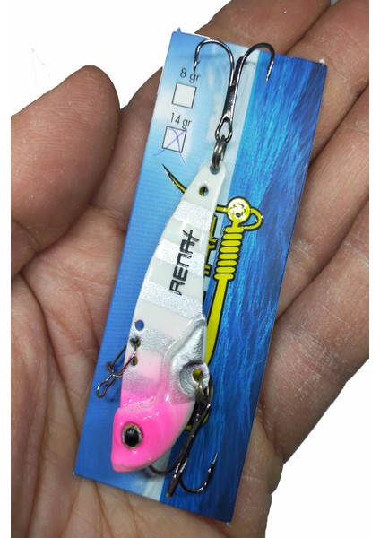 3D Vıb 14 gr 5,5 cm Vibrasyon Metal Suni Yem