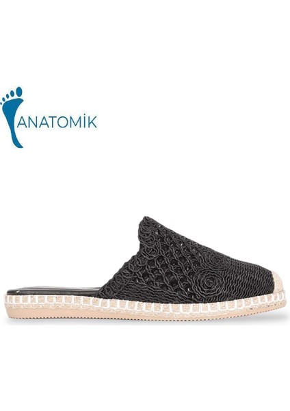 1912-542023 Kadın Abiye ve Ev Içi Anatomik Tabanlı Taşlı Terlik - NKT01912-SIYAH-37 fiyatları