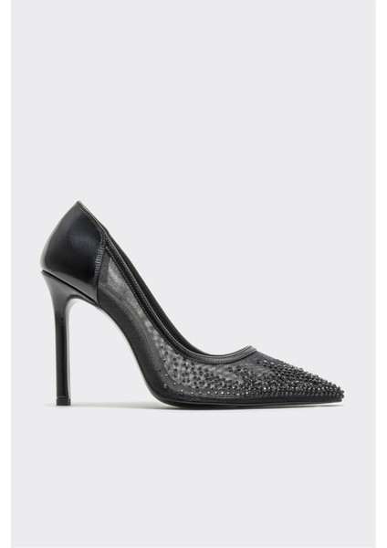 Siyah Kadın Stiletto