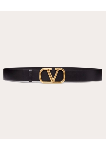 Vlogo Sıgnature Calfskın Belt 40 mm