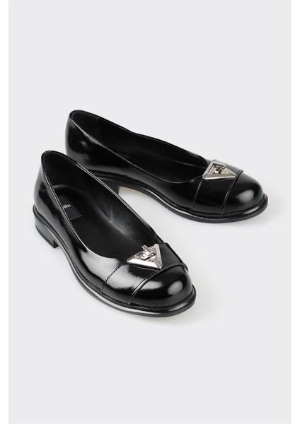 Siyah Deri Kadın Babet fiyatları