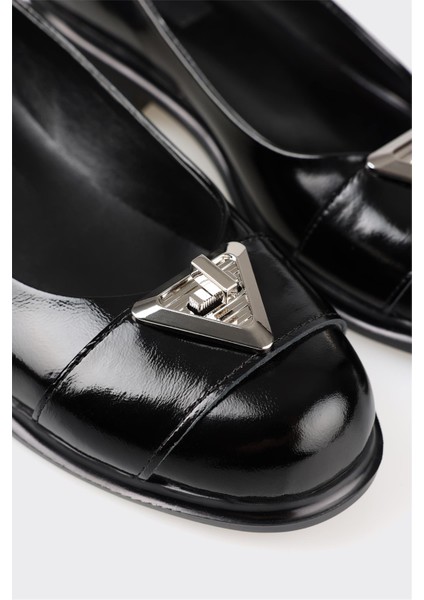 Siyah Deri Kadın Babet indirimleri