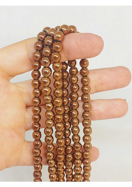 Hematit Taşı Dizi 6mm (48130)