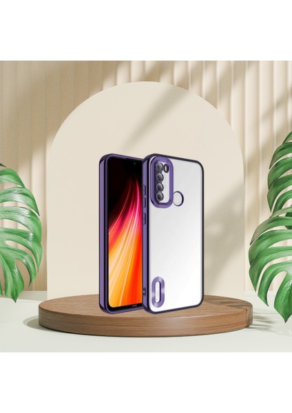 Mobil Mix Xiaomi Redmi Note 8 Yanları Renkli Lens Korumalı Logo Gösteren Tlp Mega Kılıf