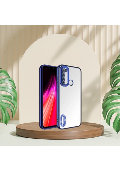 Mobil Mix Xiaomi Redmi Note 8 Yanları Renkli Lens Korumalı Logo Gösteren Tlp Mega Kılıf