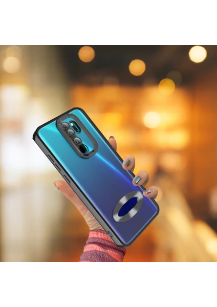 Mobil Mix Xiaomi Redmi Note 8 Pro Yanları Renkli Lens Korumalı Logo Gösteren Tlp Mega Kılıf