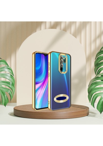 Mobil Mix Xiaomi Redmi Note 8 Pro Yanları Renkli Lens Korumalı Logo Gösteren Tlp Mega Kılıf