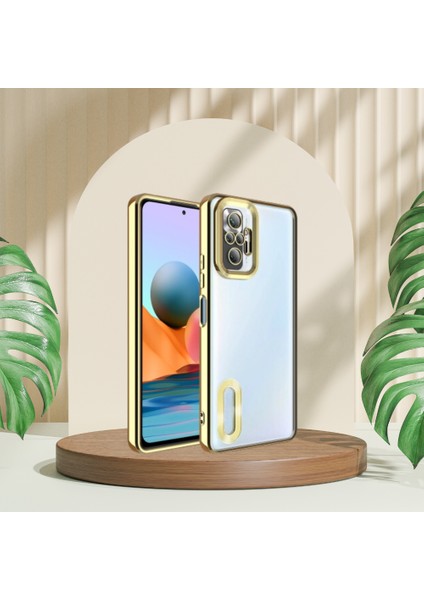 Mobil Mix Xiaomi Redmi Note 10 Pro Yanları Renkli Lens Korumalı Logo Gösteren Tlp Mega Kılıf