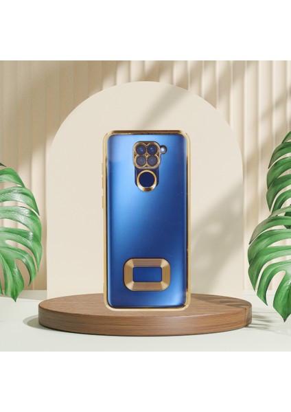 Mobil Mix Xiaomi Redmi Note 9 Yanları Renkli Lens Korumalı Logo Gösteren Tlp Mega Kılıf