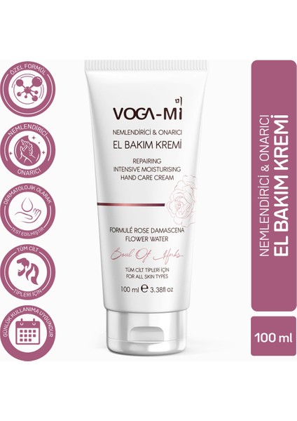 Vogamı Nemlendirici-Onarıcı El Bakım Kremi