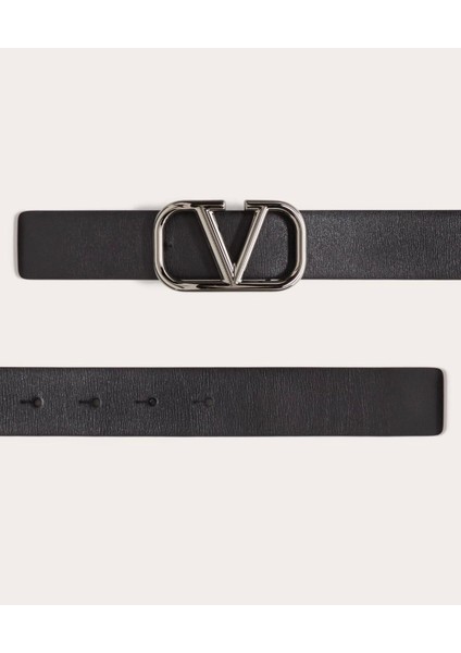 Vlogo Sıgnature Calfskın Belt 30 mm