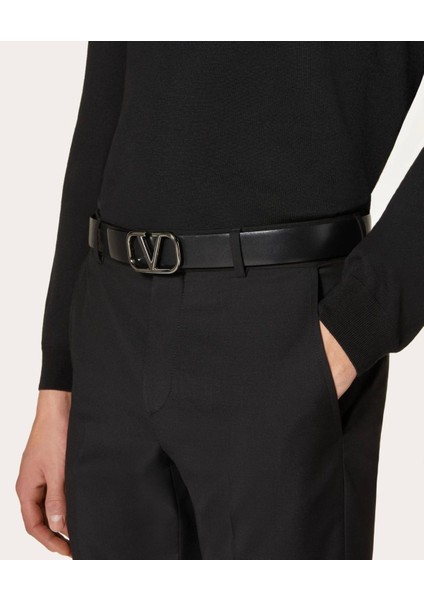 Vlogo Sıgnature Calfskın Belt 30 mm indirimleri