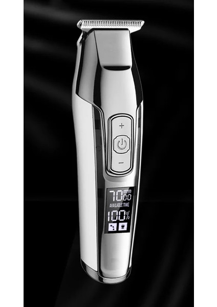 Renkstore LCD Ekran Çelik Bıçaklar Hız Ayarlı RD-200 Yüksek Güçte Kesim Saç Sakal Ense Vücut Çizim Tıraş indirimleri