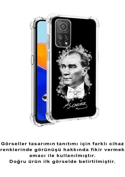 Xiaomi Redmi Note 9 Pro Köşe Korumalı Antişok Kapak Atatürk Tasarımlı Şeffaf Silikon Kılıf fırsatları