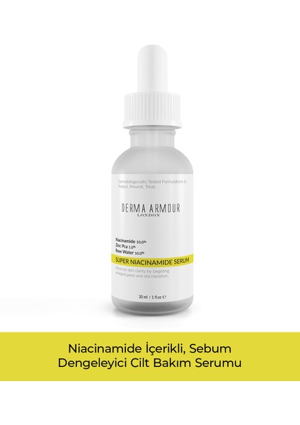 Super Niacinamid Serum: Cilt Bakım Serumu 30 ml
