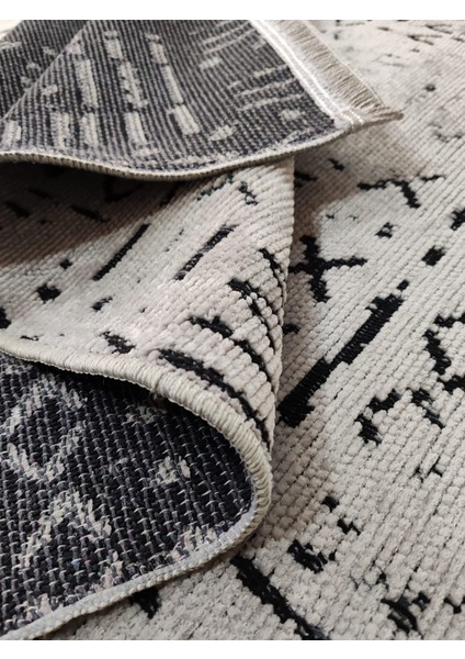 Home Mira Serisi Antik Motif Dekoratif Modern Ince Kilim Şönil Toz Yapmaz