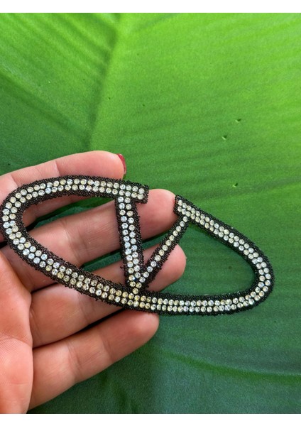 11X5 cm Ütü Ile Yapışan V Harfli Gezegen Arma Yama Dikiş Kot Aksesuarı