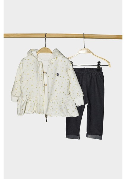 Desenli Kız Çocuk 3'lü Takım 305131 fiyatları