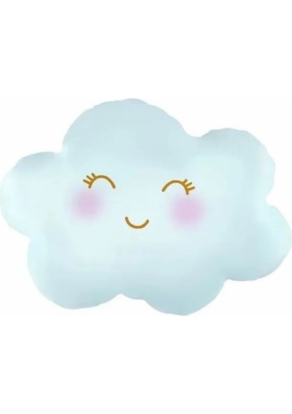 Bebek Mavi Bulut Şekilli Folyo Balon