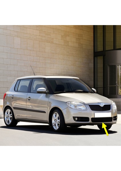 Skoda Fabia 2 2007-2010 Ön Tampon Alt Orta Izgara 5J0853677