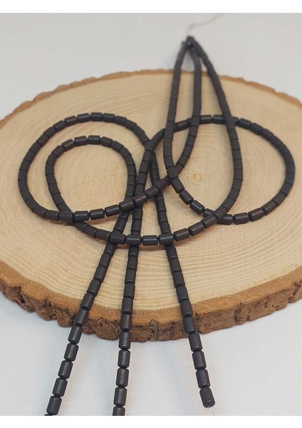 Hematit Taşı Dizi 4*5.5mm (48144) modelleri