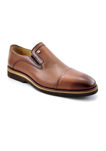 2984 Günlük Eva Taban Erkek Deri Ayakkabı-Taba