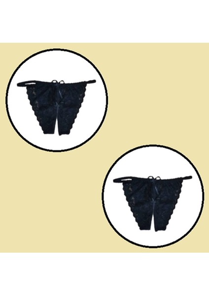 2 Li Paket Dantel Külot