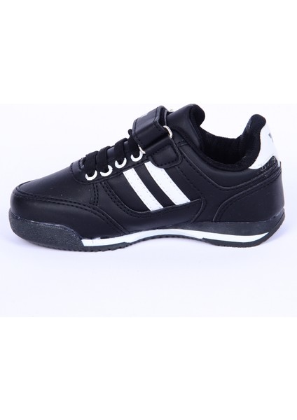 Effective Pu P Deri Rahat Taban Siyah-Beyaz Günlük Unisex Çocuk Spor Ayakkabı modelleri