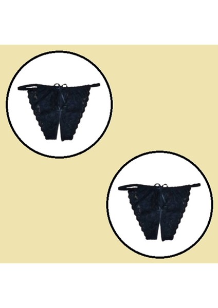 2 Li Paket Dantel Külot