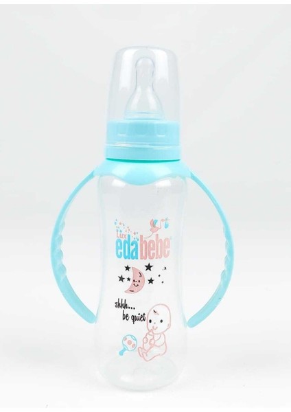 Eda Bebe Polipropilen (Pp) Biberon 250ML Biberon Turkuaz