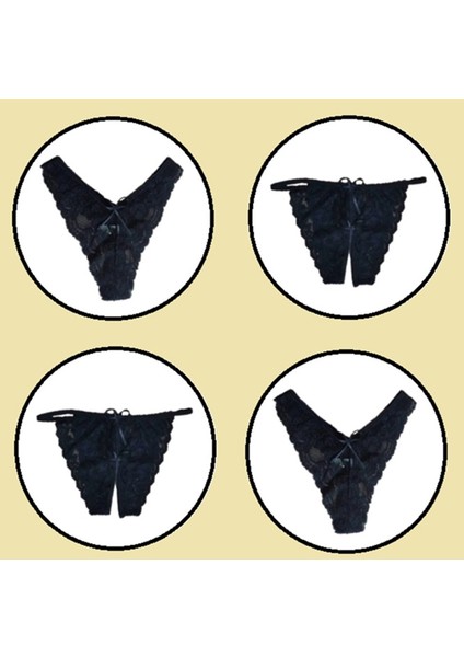 4 Lü Paket Dantel Külot