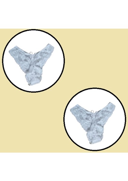 2 Li Paket Dantel Külot