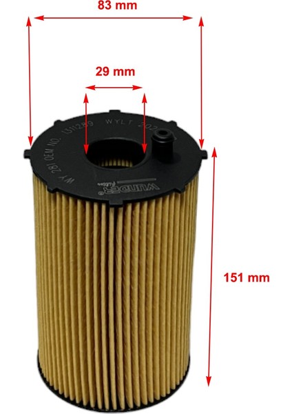 Citroen C5 Iıı, Peugeot 407, 607 (2.7 Hdi 150 Kw) 2004-2010 Yağ Filtresi fiyatları
