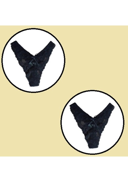 2 Li Paket Dantel Külot