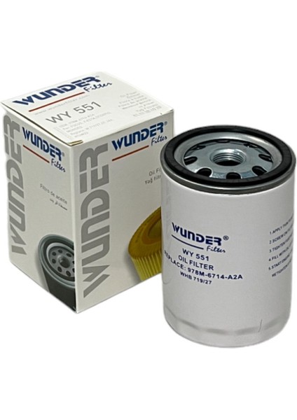 Ford Focus I (1.6 74 Kw, 1.8 85 Kw, 2.0 96-127-158 Kw) 1998-2005 Yağ Filtresi