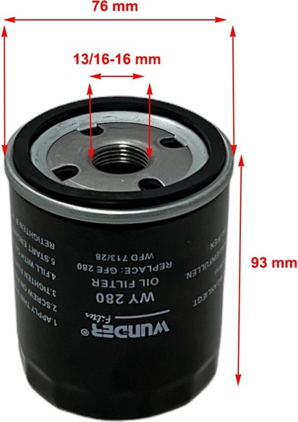 Land Rover Freelander I 1.8, 2.5 1998-2006 Yağ Filtresi fiyatları