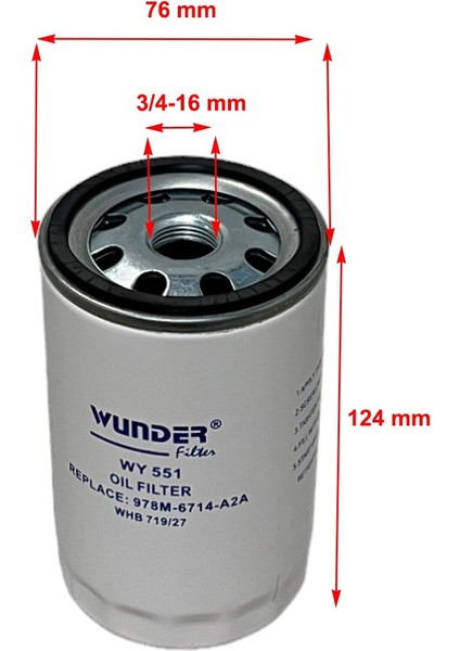 Ford Mondeo I, Iı (1.6 65-66-70 Kw, 1.8 82-85 Kw, 2.0 96-97-100 Kw) 1992-2000 Yağ Filtresi fiyatları