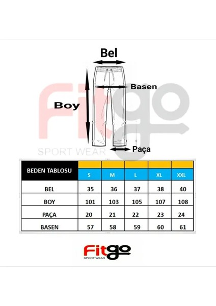 Düz Paça Mevsimlik Unisex Eşofman