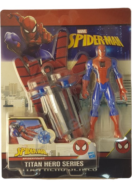 Oyuncak Spiderman Figür Ağ Atan Eldiven