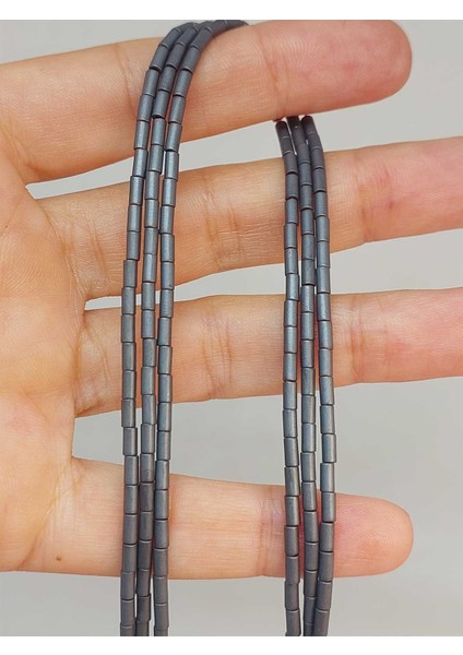 Hematit Taşı Dizi 2*4mm (48152)