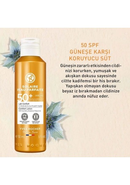 Yüz&vücut Güneş Losyonu - Spf 50+ / Solaire Peau Parfaite 150ML