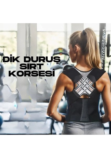 Medikal Korsesi Dik Duruş Korsesi Manyetik Omuz Sırt Bel Korsesi Sırt Korsesi