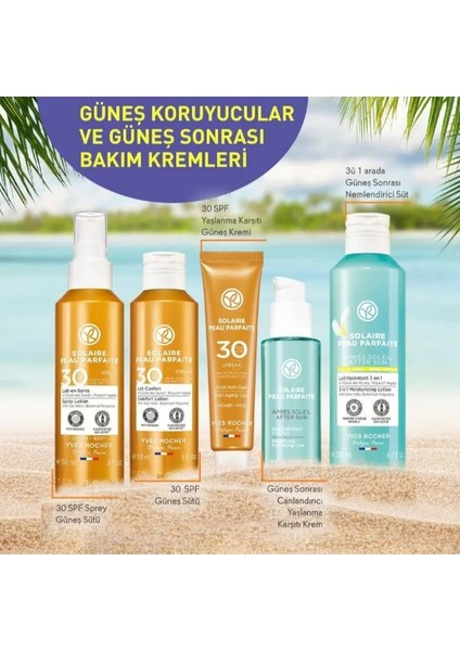 Vücut Güneş Spreyi - Spf 30 / Solaire Peau Parfaite Cildinizi Uva/uvb Işınlarına Karşı Korur, Yumuşaklık, Esneklik ve Nem Kazandırır! 150 ml indirimleri