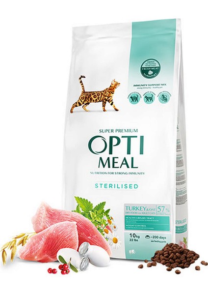 Süper Premium Hindili-Yulaflı Kısır Kedi Maması 10 kg 326107