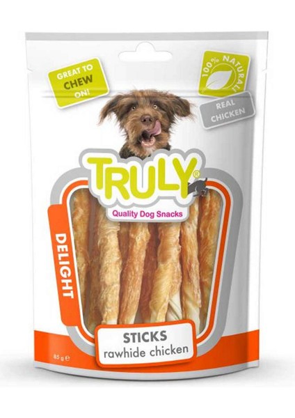 Chicken Jerky With Rawhide Twisted KÖ.ÖD.90G 326107