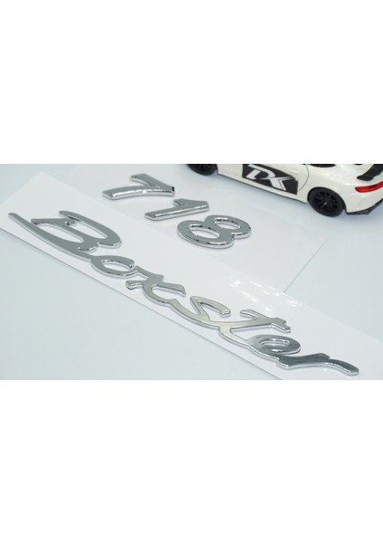 Porsche 718 Boxster Bagaj 3m 3D Abs Yazı Logo Amblem Seti