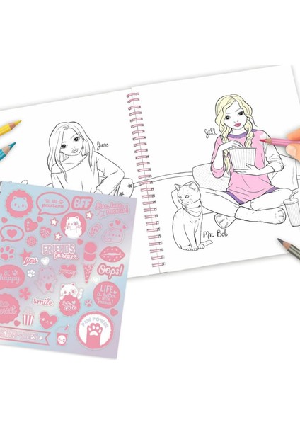 Top Model Top Modeltopmodel Colouring Book Cutıe